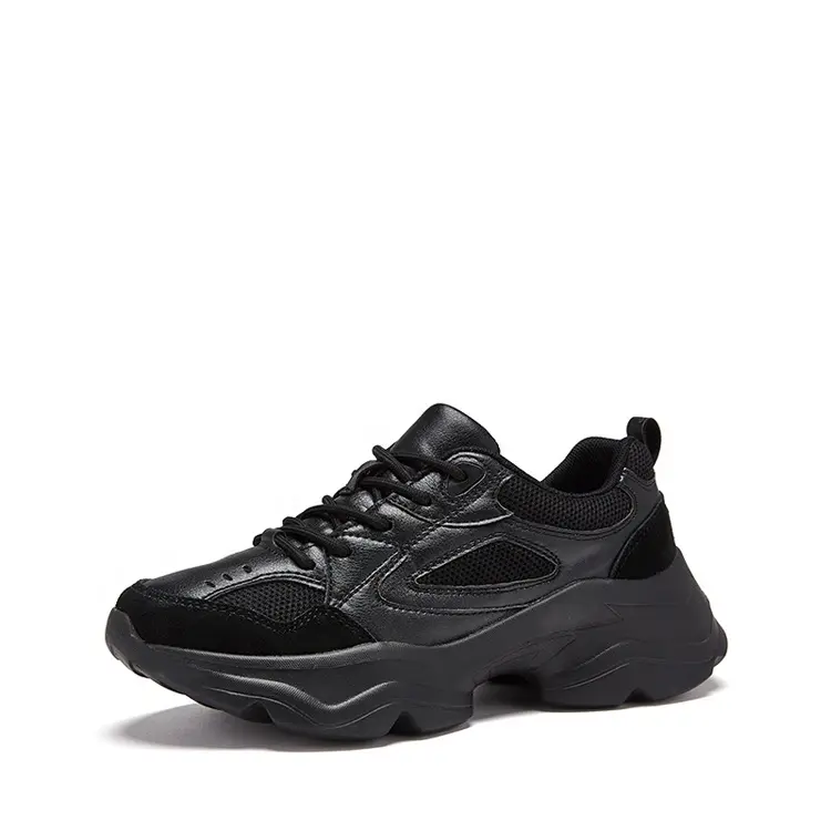 China Lace-up Mesh Lightweight Comfortable Breathable Walking Sneakers Clunky Shoes