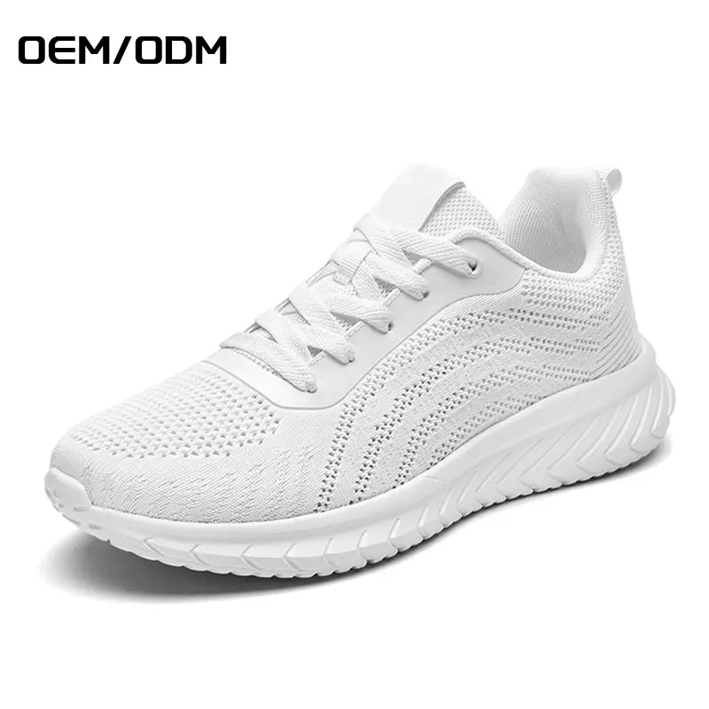 Fujian Supplier Popular Footwear Breathable Zapatillas Custom Shoes Men Sport Sneakers Featured Image