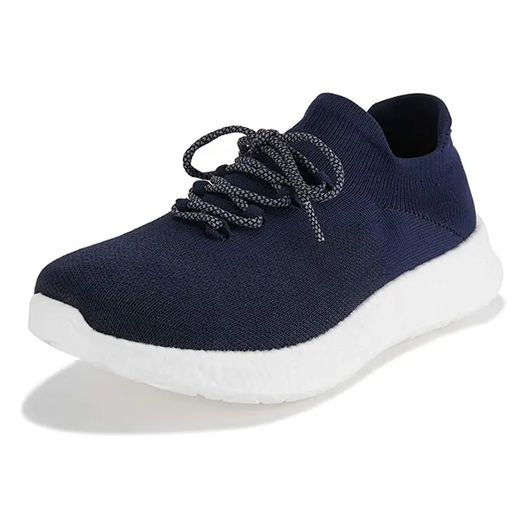 Knit Winter MD Female OEM Logo OEM ODM Service Top Level China Lace-up Custom Brand Casual Knitting Shoes for Men